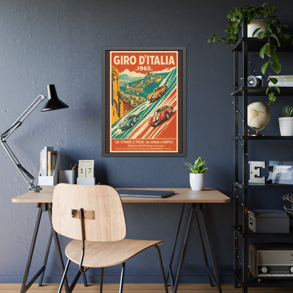 Vintage Velocity Framed Poster | Museum-Quality Fine Art Print