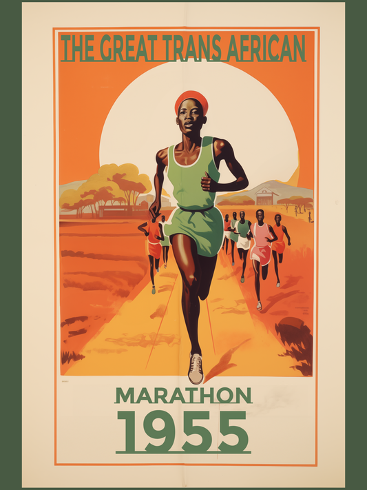 "The Great Trans African Marathon – 1955 Vintage Sports Digital download"