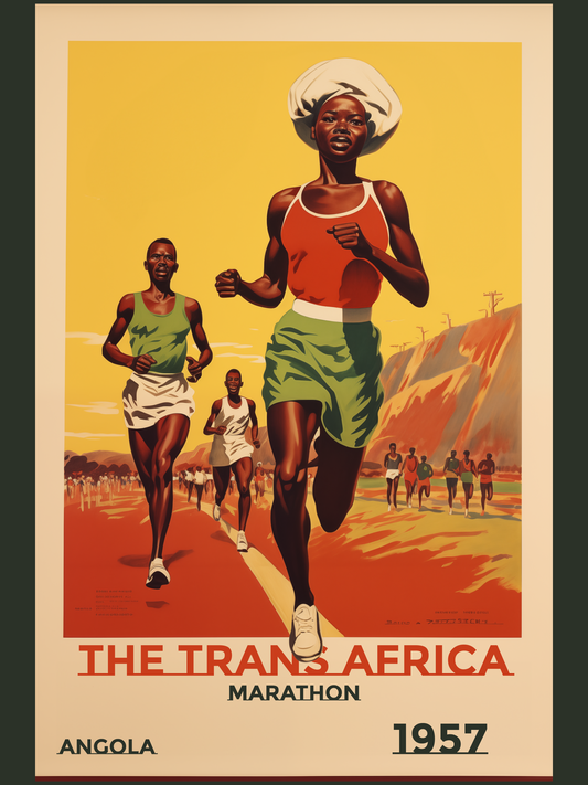 "The Trans Africa Marathon – Vintage Angola Sports Digital download (1957)"