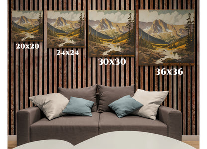 Rocky Mountain National Park, Canvas Gallery Wraps