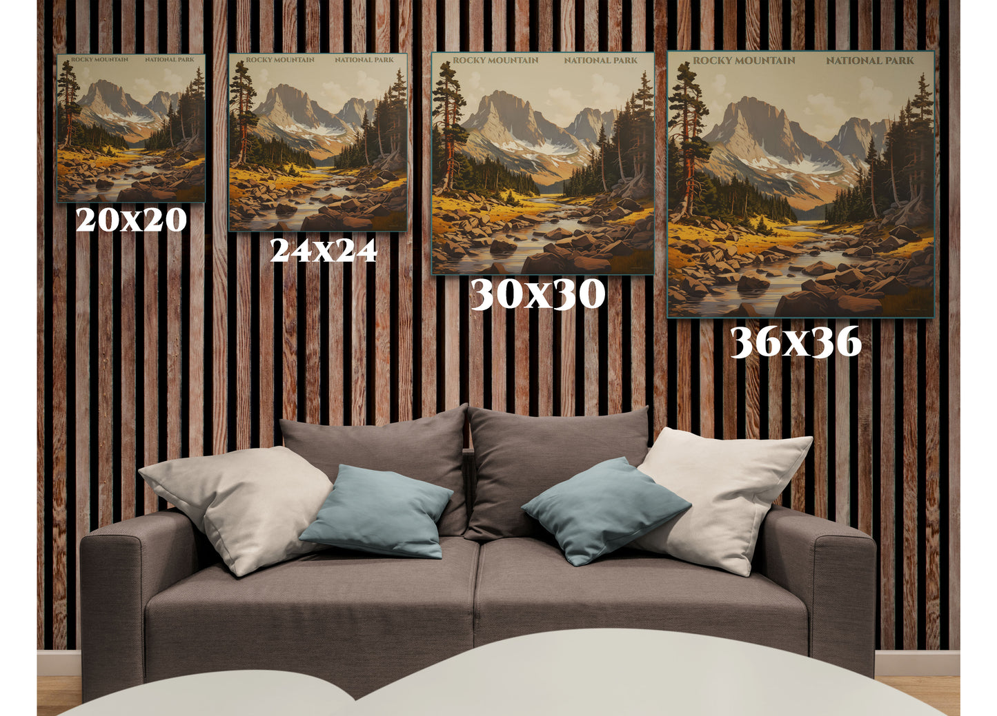 "Rocky Mountain National Park Stretched Matte Canvas" Matte Canvas, Stretched, 1.25"