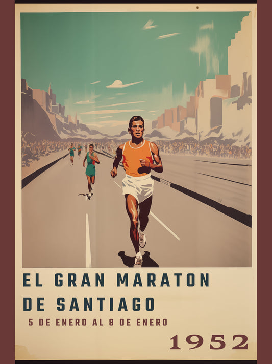 "El Gran Maratón de Santiago – Vintage Marathon  (1952)Digital download"